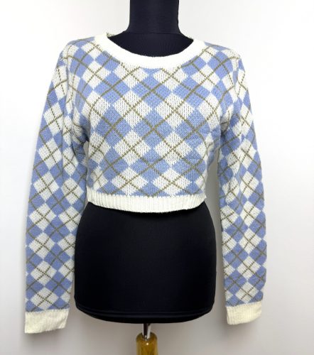 Shein kötött pulóver (M)
