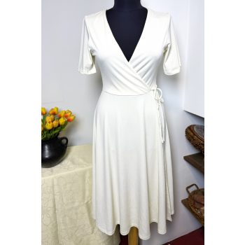 H&M ekrü ruha (XS)