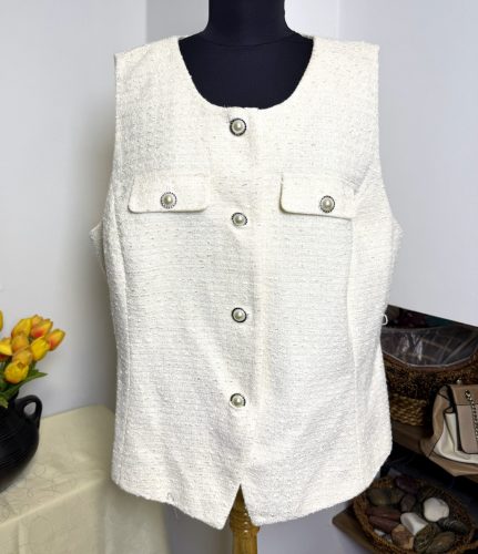 F&F csillogós mellény (XL)