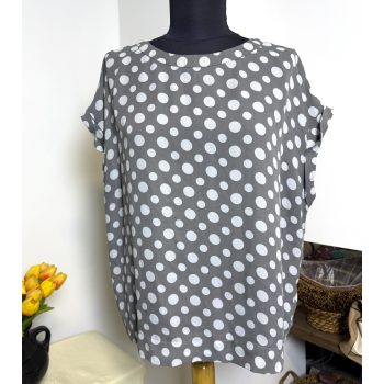 Next pöttyös blúz (M)