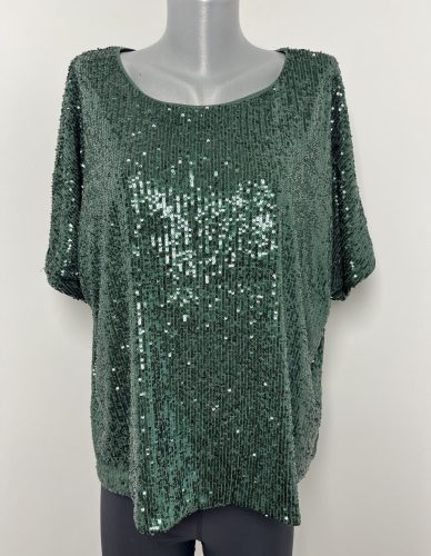 H&M flitteres felső (XL)
