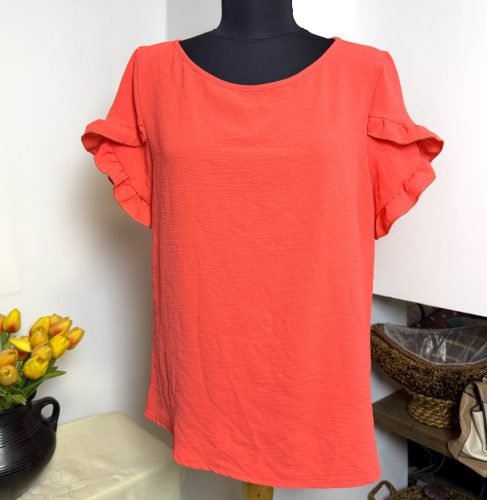 Shein fodros ujjú blúz (M)